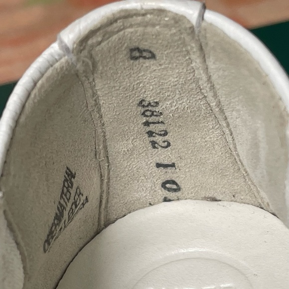 RARE, Paul Green Men’s White Leather Sneakers US Size 10.5 - Picture 13 of 16